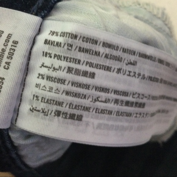 Hollister High Rise Super Skinny Stretch Distressed Jeans Size 1 - Picture 9 of 10